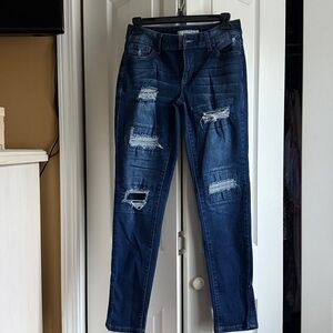 Women's Straight Leg Jeans - Blue